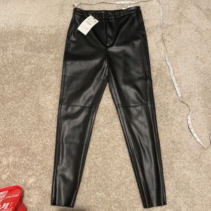 Zara Faux leather pants
